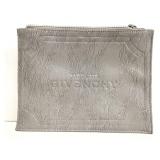 Gray Givenchy cosmetic bag