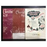 Trio of vintage Christmas Helper song booklets