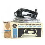 Vintage GE electric light weight iron