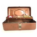 J.C.Higgins metal Sears Roebuck tackle box