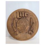 Lite Anne Pilsner Beer plastic mold sign