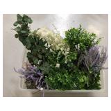 Large collection of faux greenery and flowers