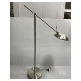Large 700w halogen brushed metal floor lamp