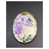 Hand painted brooch