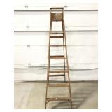 Michigan ladder company 8ft wooden ladder