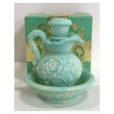 Avon Victorian moon wind pitcher and bowl