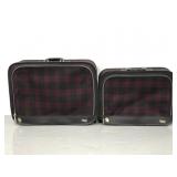 Vintage American Traveler matching suitcases