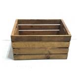 Vintage wood milk crate