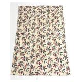 Hand made quilt-style floral travel blanket