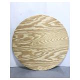 Round wooden table base