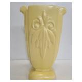USA yelloe art decor ceramic vase
