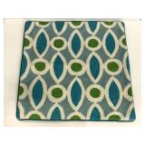 Wisteria green&blue pattern crewel pillow cover