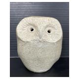 Pottery owl pottery figure