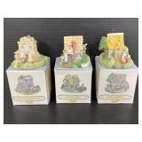 New Bunny Family Village miniature houses