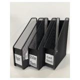 Lot of 3 pen&gear mesh metal magazine files