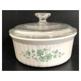 Corning Ware green leaf casserole dishes