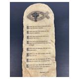Beatitudes carved plaster bible verse plaque