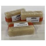 Lot of 3 artisanal cold pressed bar soaps