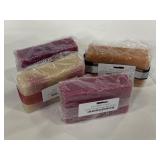 Lot of 4 artisanal cold pressed bar soaps