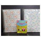 Two new notebooks and owl note pad