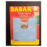 Babar sticky notes sealed