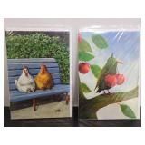 Two unopened sealed greeting cards