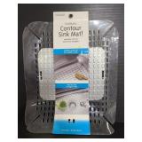 Contour sink mat