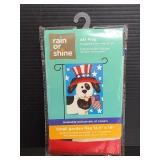 Rain or shine small gatden flag