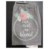 Primitives by Kathy Our nest us blessed tea towel