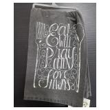 Primitives by Kathy Eat well tea towel