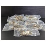 Nine new antique bronze drawer pulls