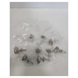 Nickel finish knobs