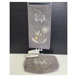 Primitives by Kathy wish dish towel & bag