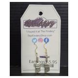 Paint brush earrings