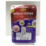 Unopened box of Command adjustable hook strips