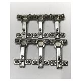 6 deg hinges with hardware and face plates