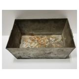 Acme Vintage metal work tray