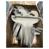 Box of nine shelf holders and hardware