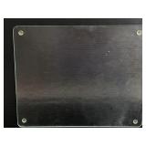 Clear glass cutting board
