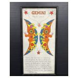 Gemini 1967 Margot Johnson mid century pop art