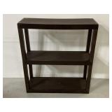 3-tier plastic storage shelf