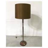 Arteriors tall hammered copper tone table lamp