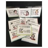 Lot of 11 MadPadder vintage style greeting cards