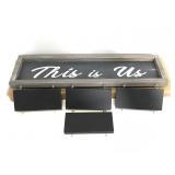 This is us 5-pc magnetic chalkboards - New