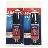 Pair of Loctite epoxy quickset adhesives