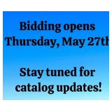 Bidding opens Thursday, May 27th!