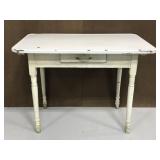 Antique farmhouse kitchen table w/ porcelain top