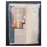 Daniela crashed semi-sheer stripe curtain panel