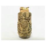 Vintage Artamount brass crest detail lighter
