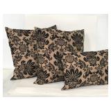 Set of 3 bedroom throw pillows